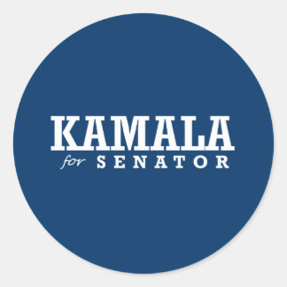KAMALA FOR SENATOR CLASSIC ROUND STICKER