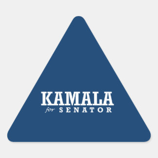 KAMALA FOR SENATOR TRIANGLE STICKER