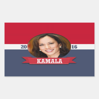 KAMALA HARRIS 2016 RECTANGULAR STICKER