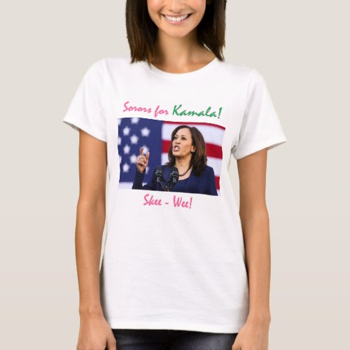 Kamala Harris 2020 AKA Sorors for Kamala T_Shirt
