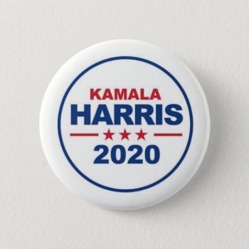 Kamala Harris 2020 Button by hueylong at Zazzle