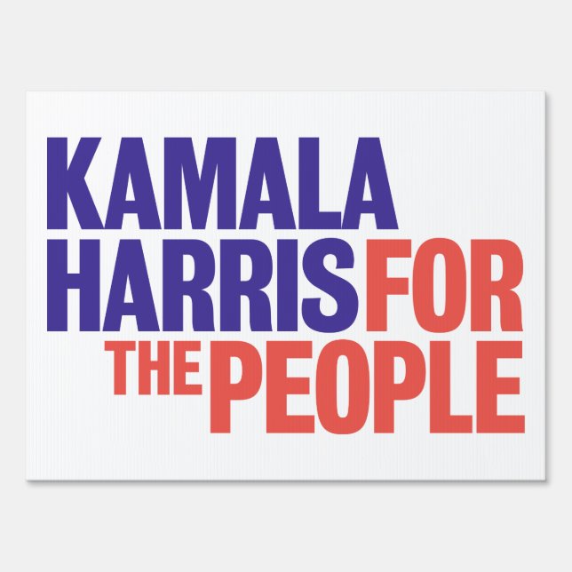 Kamala Harris 2020 Kamala for President Sign (Back)