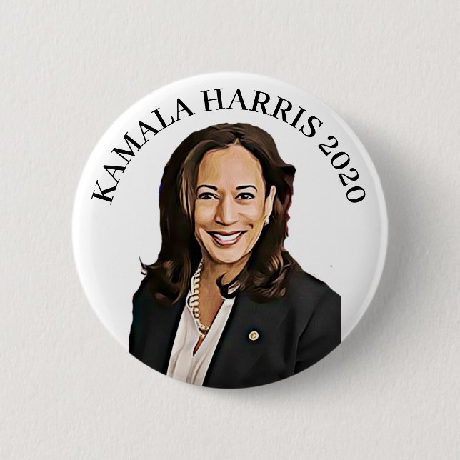 Kamala Harris 2020 Presidential Election Candidate Button (Front)