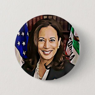 Kamala Harris 2020 Presidential Election Candidate Button