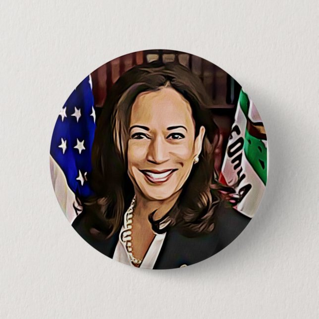 Kamala Harris 2020 Presidential Election Candidate Button (Front)