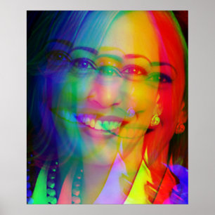 Kamala Harris 2024 1st Indian Black Melanin Sista Poster