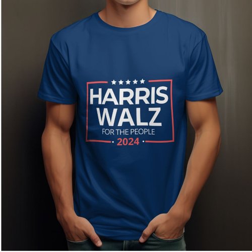 Kamala Harris 2024 AND For President Election Camp T_Shirt