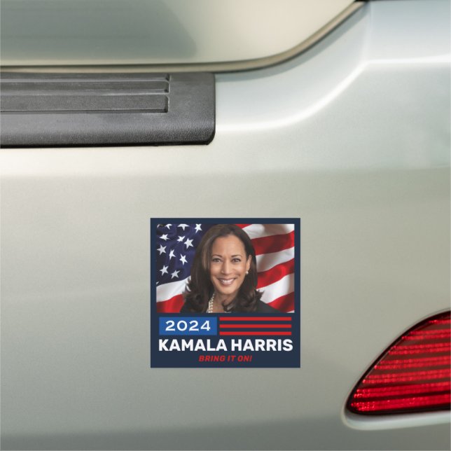 Kamala Harris 2024 Bring It On! Car Magnet (In Situ)