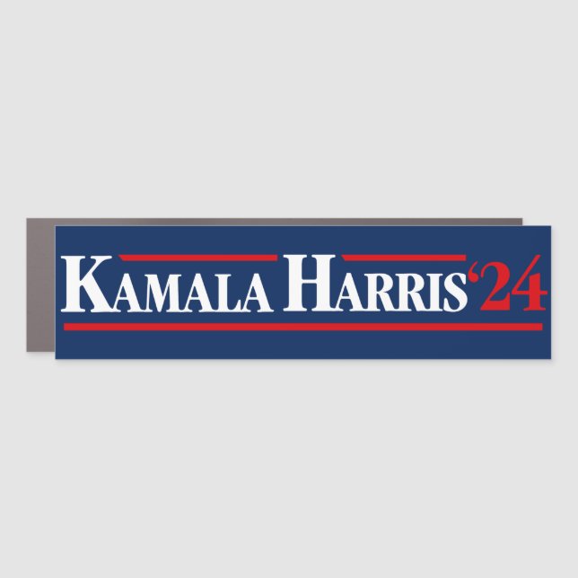 Kamala Harris 2024 Bumper Car Magnet (Front)