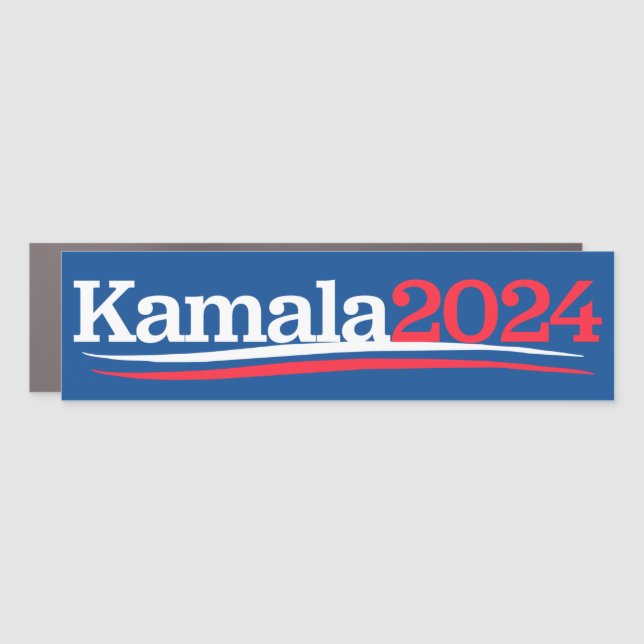 Kamala Harris 2024 Bumper Car Magnet (Front)