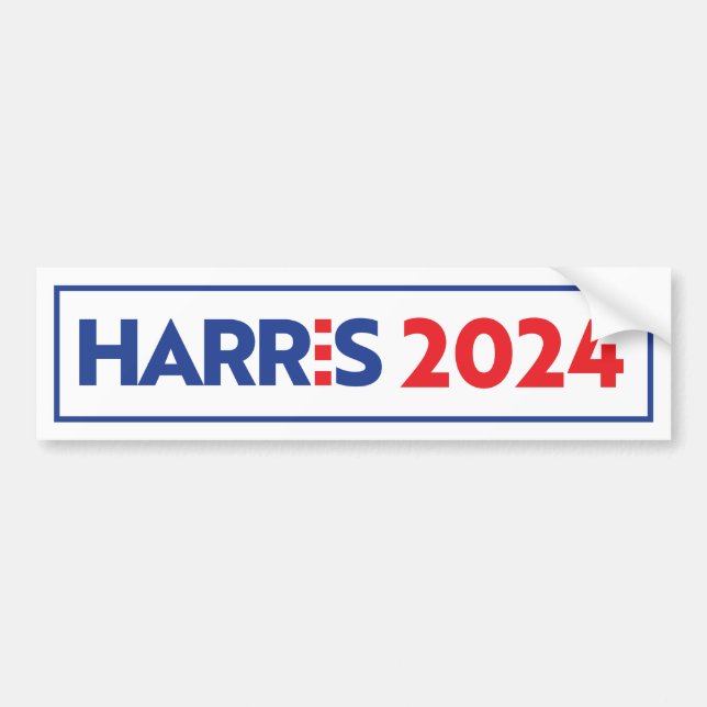Kamala Harris 2024 Bumper Sticker (Front)