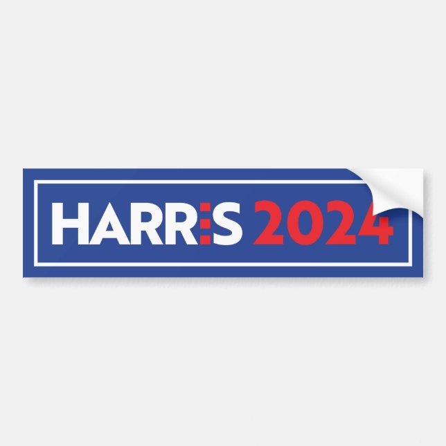 Kamala Harris 2024 Bumper Sticker (Front)