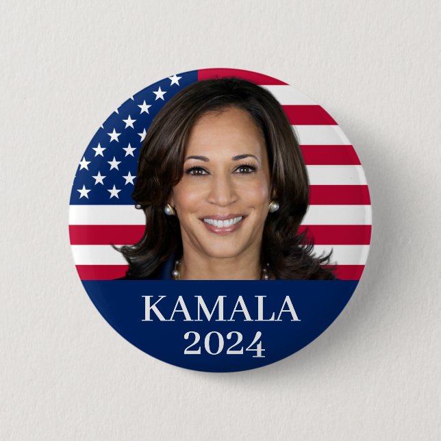 Kamala Harris 2024 Button (Front)