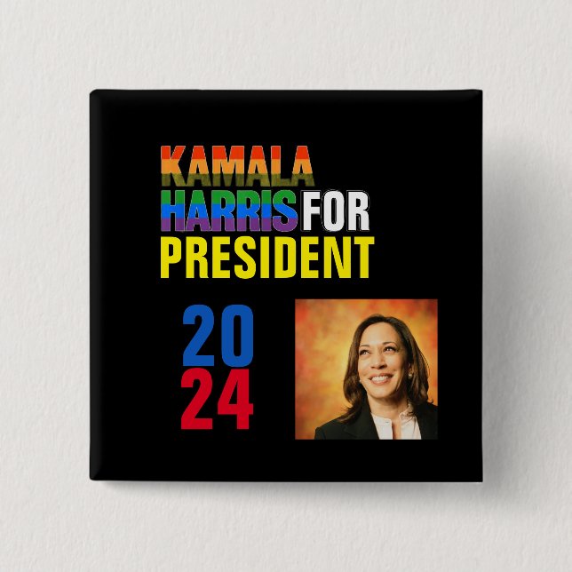 Kamala Harris 2024 Button (Front)