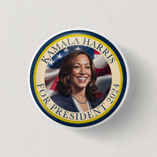 Kamala Harris 2024 Button
