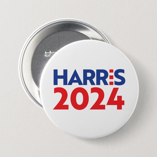 Kamala Harris 2024 Button (Front & Back)