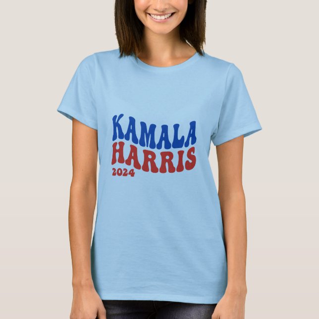 Kamala Harris 2024 Campaign Retro Design T-Shirt (Front)