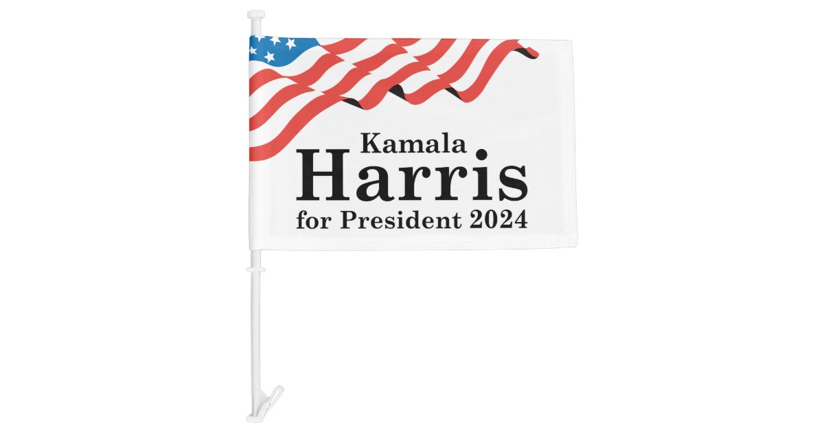 Kamala Harris 2024 Car Flag | Zazzle
