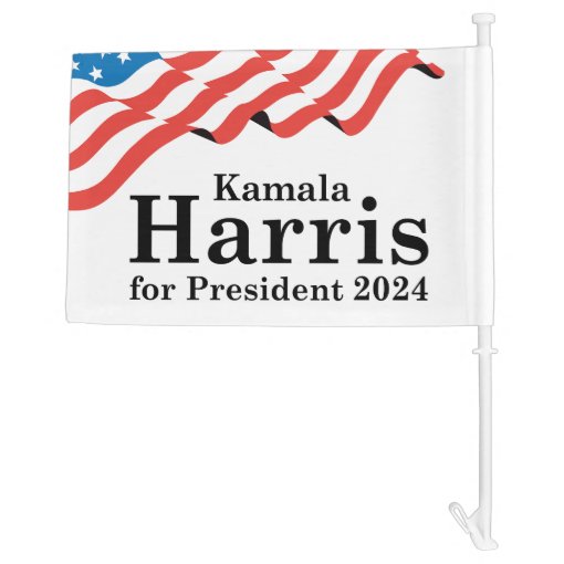 Kamala Harris 2024 Car Flag | Zazzle