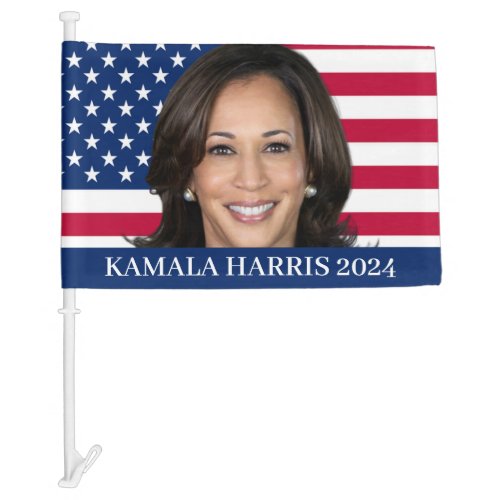 Kamala Harris 2024 Car Flag