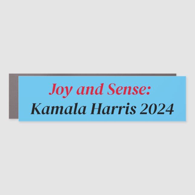 Kamala Harris 2024 Car Magnet (Front)