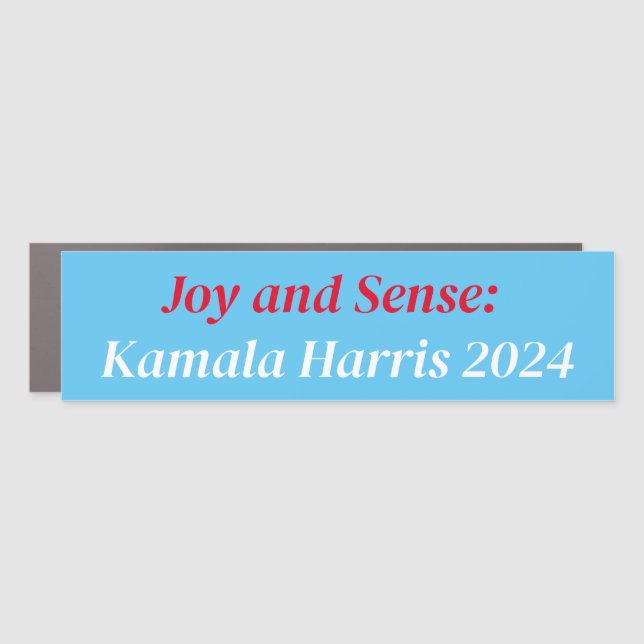 Kamala Harris 2024 Car Magnet (Front)