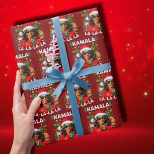 Kamala Harris 2024 Christmas Wrapping Paper
