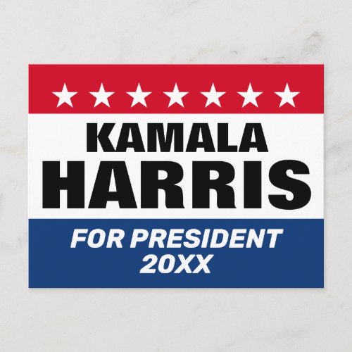 Kamala Harris 2024 _ Classic Design Postcard