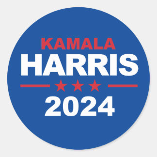 Kamala Harris 2024 Classic Round Sticker