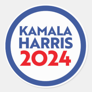 Kamala Harris 2024 Classic Round Sticker