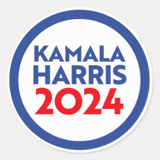 Kamala Harris 2024 Classic Round Sticker