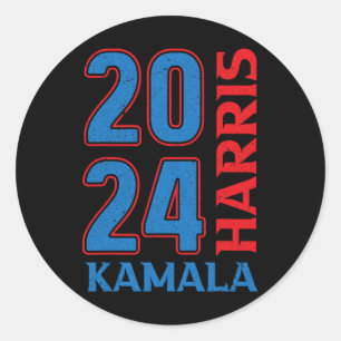Kamala Harris 2024 Election 2024 Classic Round Sticker