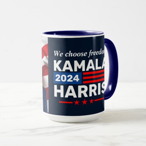 Kamala Harris 2024 Election Collectible Photo Mug