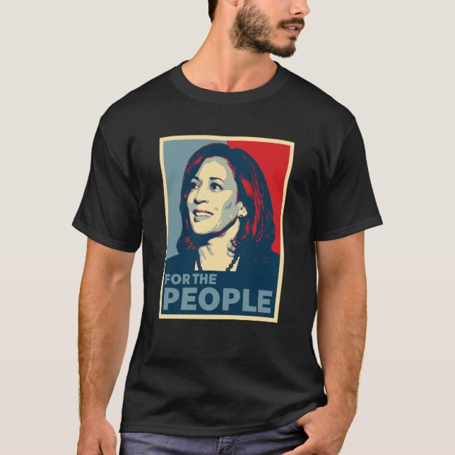 Kamala Harris 2024 election Hope Poster T-Shirt (Front)