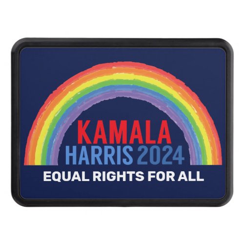 Kamala Harris 2024 Election Rainbow LGBTQ Hitch Cover