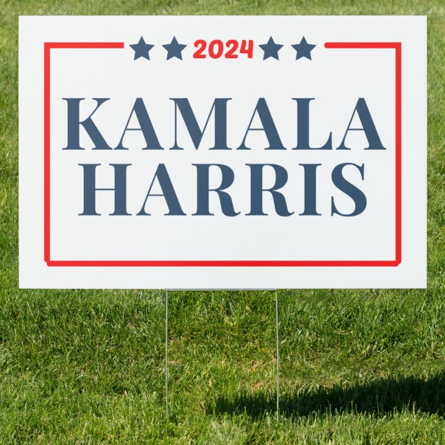 Kamala Harris 2024 Election Yard Sign (Insitu)