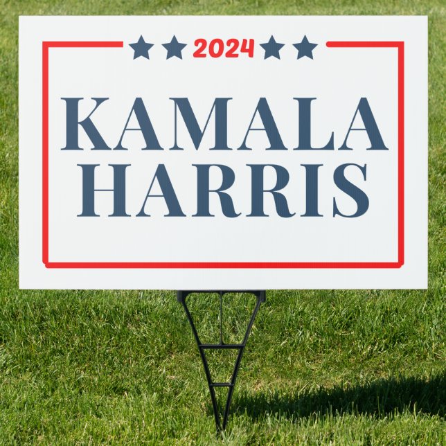 Kamala Harris 2024 Election Yard Sign - Premium (Insitu)