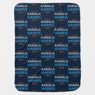 Kamala Harris 2024 for President Baby Blanket