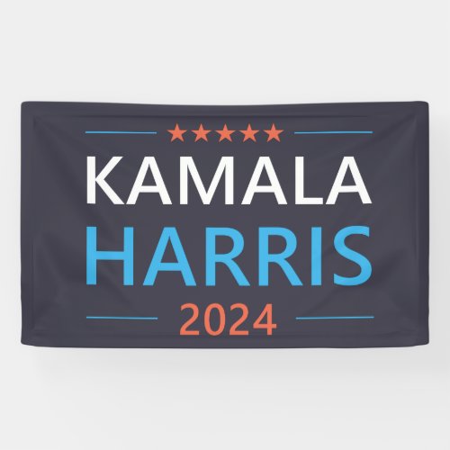 Kamala Harris 2024 for President Banner