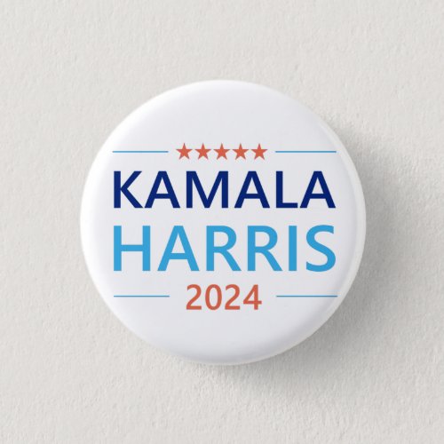 Kamala Harris 2024 for President Button