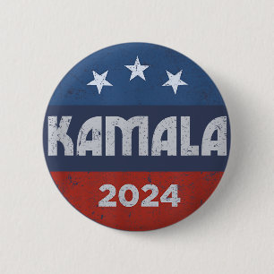Kamala Harris 2024 For President Button