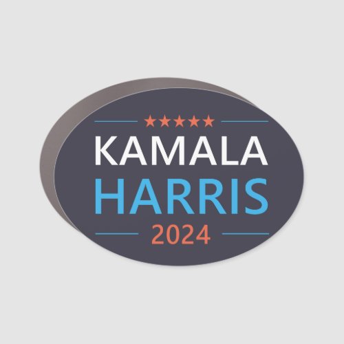 Kamala Harris 2024 for President Car Magnet