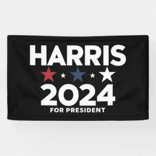 Kamala Harris 2024 For President Election Campaign Banner