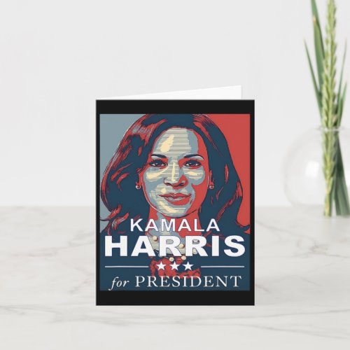 Kamala Harris 2024 For President Election Campaign Card