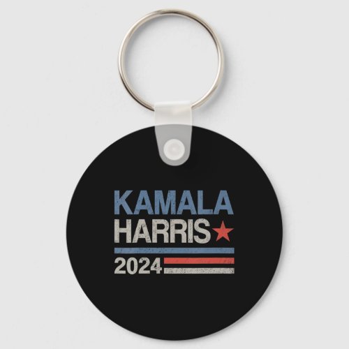 Kamala Harris 2024 For President Election Campaign Keychain