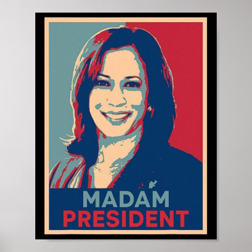 Kamala Harris 2024 For President Election Democrat Poster