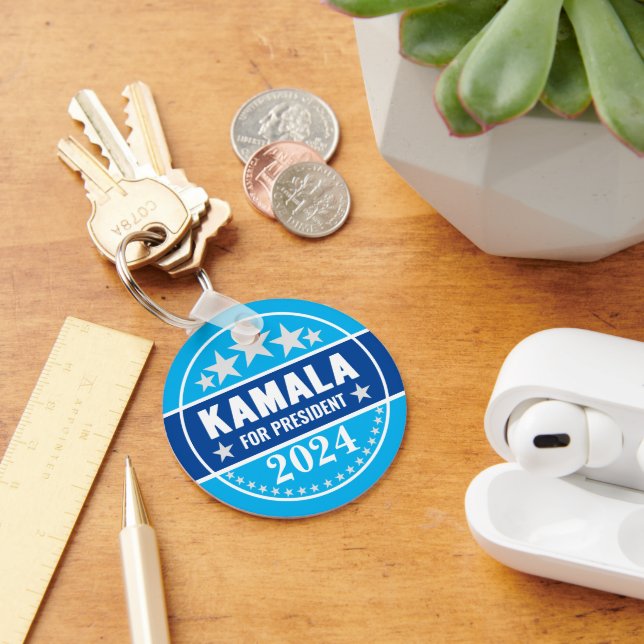 Kamala Harris 2024 for President  Keychain (Desk)
