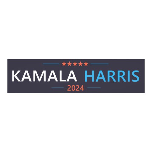 Kamala Harris 2024 for President Photo Print