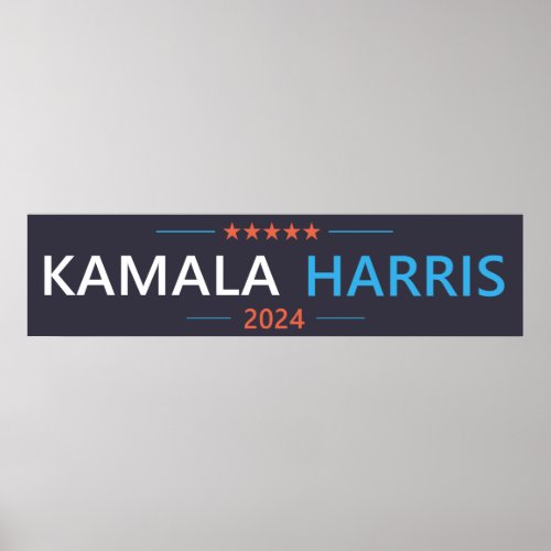 Kamala Harris 2024 for President Poster