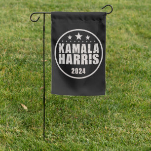 Kamala Harris 2024 For President Retro Election Garden Flag